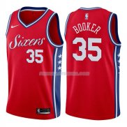 Maillot Philadelphia 76ers Trevor Booker Statehombret 2017-18 35 Rojo