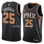 Maillot Phoenix Suns Black Mikal Bridges Statement 2018 Noir