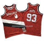 Maillot Portland Trail Blazers Bape Retro Rouge