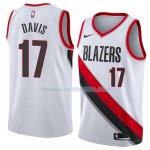 Maillot Portland Trail Blazers Ed Davis Association 2018 Blanc