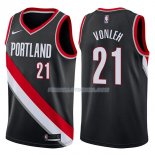 Maillot Portland Trail Blazers Noah Vonleh Swingman Icon 2017-18 21 Negro