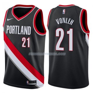 Maillot Portland Trail Blazers Noah Vonleh Swingman Icon 2017-18 21 Negro