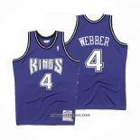 Maillot Sacramento Kings Chris Webber Mitchell & Ness 1998-99 Noir