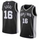 Maillot San Antonio Spurs Pau Gasol Icon 2017-18 16 Noir