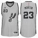 Maillot Basket San Antonio Spurs Martin 23 Gris