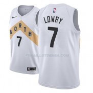 Maillot Toronto Raptors Kyle Lowry Ciudad 2018 Blanc Blanc