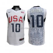 Maillot USA 2008 Kobe Bryant Blanc