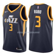 Maillot Utah Jazz Ricky Rubio Icon 2017-18 3 Azul