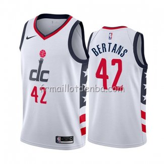 Maillot Washington Wizards Davis Bertans Ville Edition Blanc