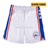 Short Philadelphia 76ers 2017-18 Blanc