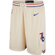 Short Philadelphia 76ers Ciudad 2017-18 Jaune