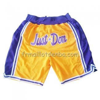 Short Los Angeles Lakers Just Don Jaune