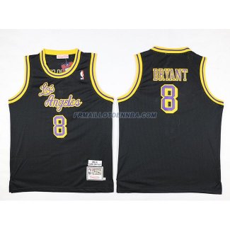 Enfants Maillot Basket Bryant 8 Noir