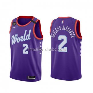 Maillot 2020 Rising Star Shai Gilgeous-alexander Oklahoma World Volet