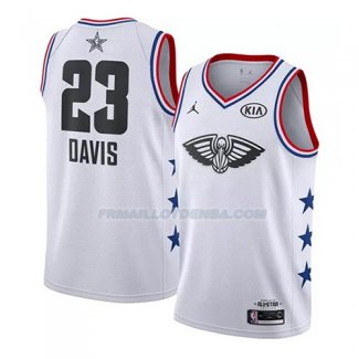 Maillot All Star 2019 New Orleans Pelicans Anthony Davis Blanc