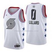 Maillot All Star 2019 Portland Trail Blazers Damian Lillard Blanc