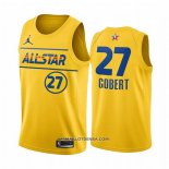 Maillot All Star 2021 Utah Jazz Rudy Gobert Or