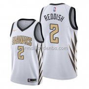 Maillot Atlanta Hawks Cam Reddish Ville 2018-19 Blanc