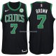 Maillot Basket Authentique Boston Celtics Brown 2017-18 7 Noir