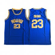 Maillot Basket Basket NCAA Punahou Obama 23 Bleu