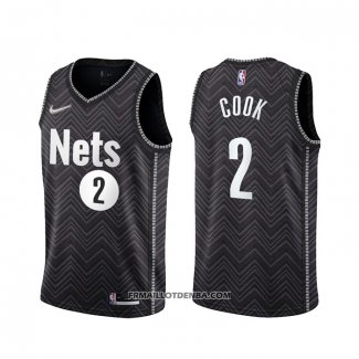 Maillot Brooklyn Nets Tyler Cook Earned 2020-21 Noir