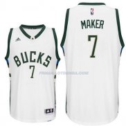 Maillot Basket Milwaukee Bucks Maker 7 Blanco