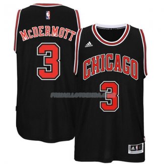 Maillot Basket Chicago Bulls McDermott 3 Negro