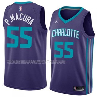 Maillot Charlotte Hornets J. P.macura Ciudad 2018 Noir