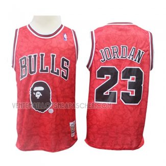 Maillot Chicago Bulls Michael Jordan Mitchell & Ness Rouge