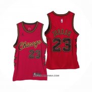 Maillot Chicago Bulls Michael Jordan No 23 Rouge