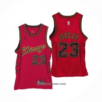 Maillot Chicago Bulls Michael Jordan No 23 Rouge