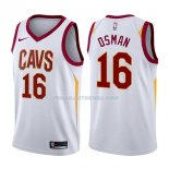 Maillot Cleveland Cavaliers Cedi Osman Association 2017-18 16 Blancoo