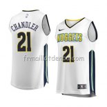 Maillot Denver Nuggets Wilson Chandler Association 2017-18 Blanc