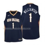 Maillot Enfant New Orleans Pelicans Zion Williamson Icon 2019 Bleu