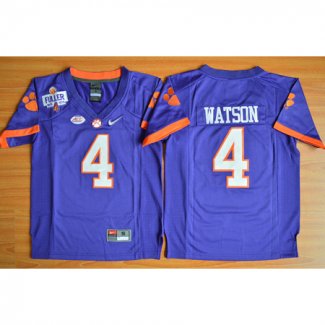 Enfants Maillot Basket NCAA Deshaun Watson 4 Purpura