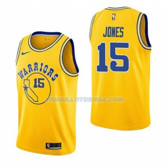 Maillot Golden State Warriors Damian Jones Hardwood Classic 2018-19 Jaune