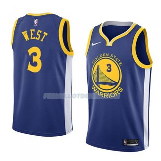 Maillot Golden State Warriors David West Icon 2018 Bleu