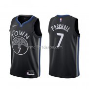 Maillot Golden State Warriors Eric Paschall Ville 2019-20 Noir