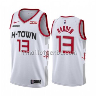 Maillot Houston Rockets James Harden Ville 2019-20 Blanc