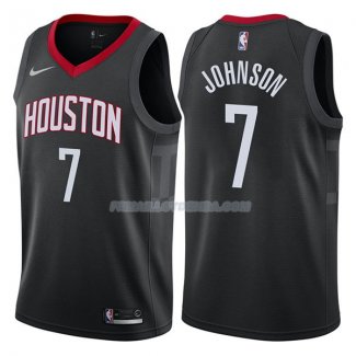 Maillot Houston Rockets Joe Johnson Statehombret 2017-18 7 Negro