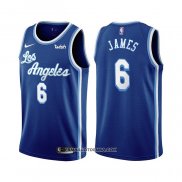 Maillot Los Angeles Lakers LeBron James Classic 2021-22 Bleu