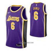 Maillot Los Angeles Lakers LeBron James Statement 2021-22 Volet