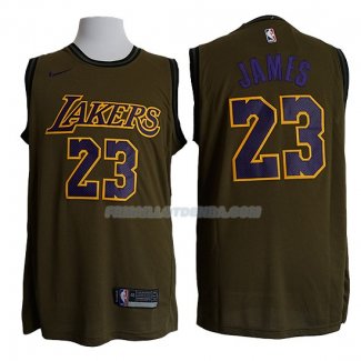 Maillot Los Angeles Lakers Lebron James Nike 23 Vert