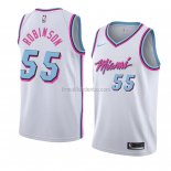 Maillot Miami Heat Duncan Robinson Ville 2017-18 Blanc