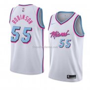 Maillot Miami Heat Duncan Robinson Ville 2017-18 Blanc