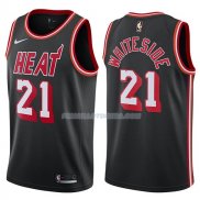 Maillot Miami Heat Hassan 2017-18 Blancooside Classic 2017-18 21 Negro