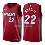 Maillot Miami Heat Luke Babbitt Statehombret 2017-18 22 Rojo