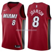 Maillot Miami Heat Tyler Johnson Statehombret 2017-18 8 Rojo