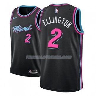 Maillot Miami Heat Wayne Ellington Ciudad 2018-19 Noir