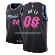 Maillot Miami Heat Yante Maten Ciudad 2018-19 Noir